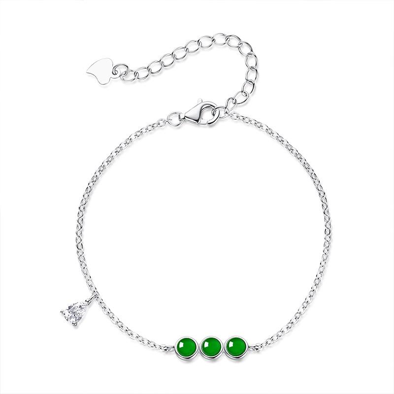 Natural A jadeite yang green three beads bracelet women s ice jade S925 silver inlaid fashion daily jewelry gifts 925 silver
Natural A jadeite yang green three beads bracelet women s ice jade S925 silver inlaid fashion daily jewelry gifts 925 silver