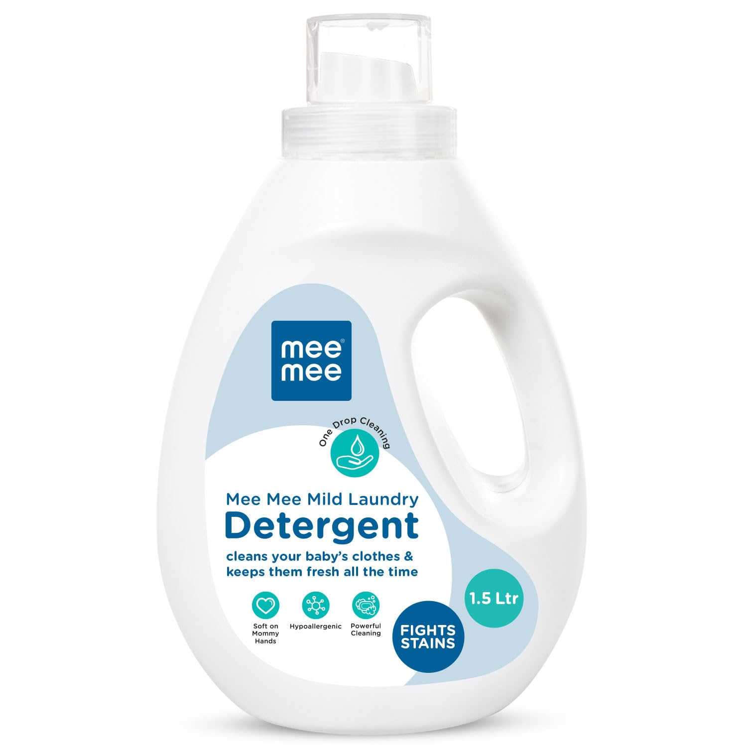 Mee Mee Baby Liquid Detergent 1.5 L | Ph balanced, Free from Harsh Chemicals, Safe for mother s hands| Anti-Bacterial, Removes Stains
Mee Mee Baby Liquid Detergent 1.5 L | Ph balanced, Free from Harsh Chemicals, Safe for mother s hands| Anti-Bacterial, Removes Stains