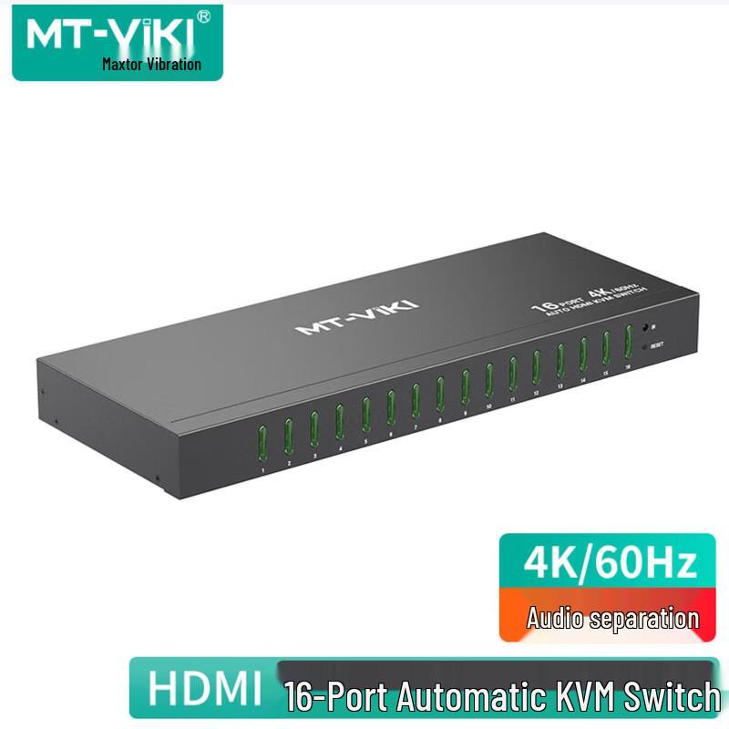 MT-VIKI 16-Port 4K HDMI KVM Switch
MT-VIKI 16-Port 4K HDMI KVM Switch