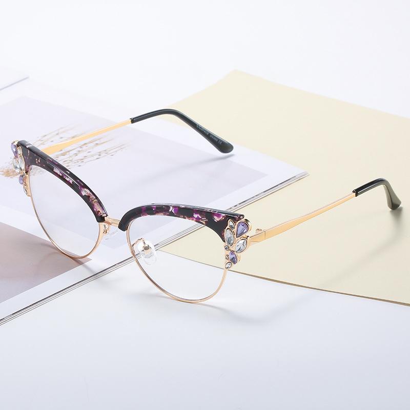 Sexy Ladies Cat Eye Myopia Glasses Clear Lens Anti Blue Light Red Frame Glasses Retro Diamond Rhinestone Eyeglasses Minus -1.75 0
Sexy Ladies Cat Eye Myopia Glasses Clear Lens Anti Blue Light Red Frame Glasses Retro Diamond Rhinestone Eyeglasses Minus -1.75 0