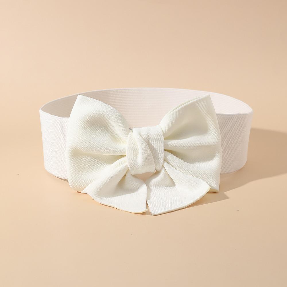 Elegant Bowknot Waist Straps Solid Color Elastic Waist Belt Wide Adjustable Dress Belt For Dress Decorate Clothes Accessories белый
Elegant Bowknot Waist Straps Solid Color Elastic Waist Belt Wide Adjustable Dress Belt For Dress Decorate Clothes Accessories белый