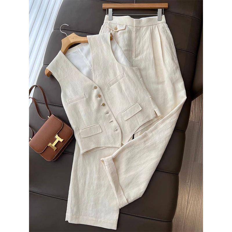 2026 Korean Style Trendy Suit Vest & Wide Leg Pants Two-Piece Set S (Recommended: 80-100 jin)
2026 Korean Style Trendy Suit Vest & Wide Leg Pants Two-Piece Set S (Recommended: 80-100 jin)