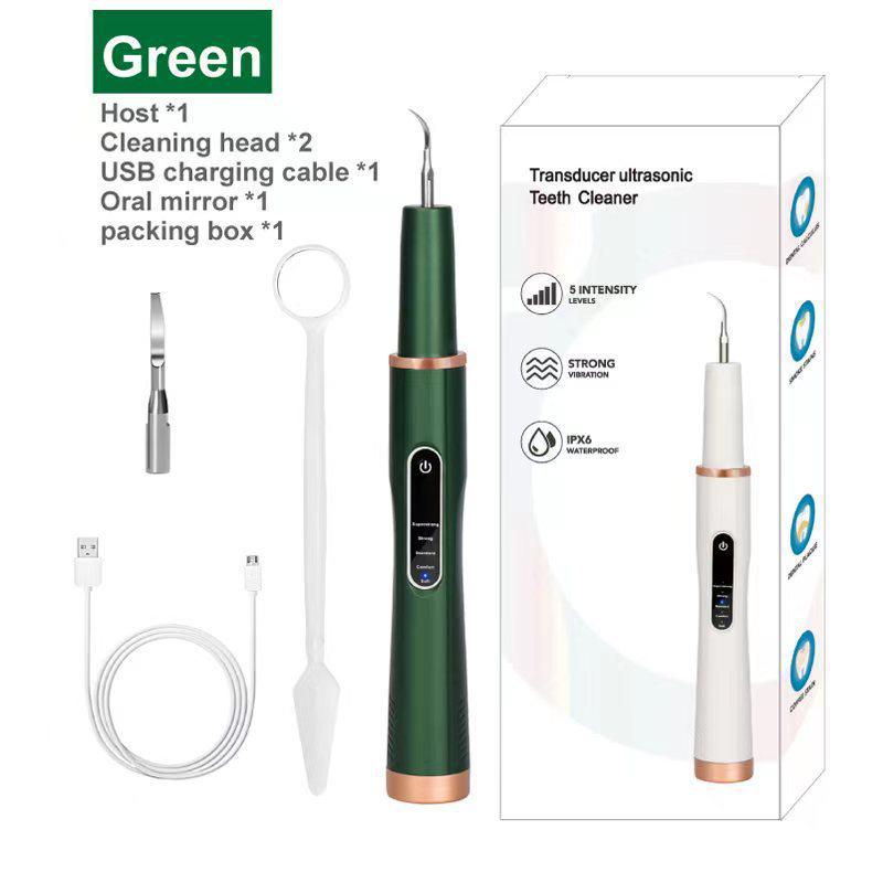 USB Rechargeable Ultrasonic Dental Cleaner & Plaque Remover
USB Rechargeable Ultrasonic Dental Cleaner & Plaque Remover