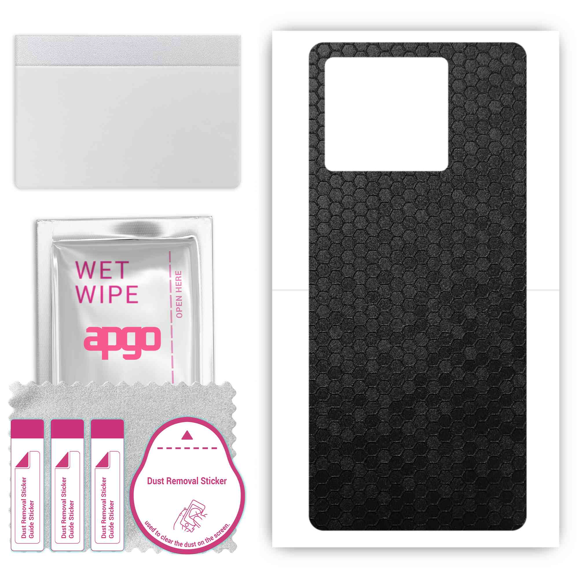 apgo Protective Skin Sticker for the back compatible with ZTE Nubia Z40S Pro, Wrap Film, Foil, Vinyl - Pattern Black Honeycomb
apgo Protective Skin Sticker for the back compatible with ZTE Nubia Z40S Pro, Wrap Film, Foil, Vinyl - Pattern Black Honeycomb