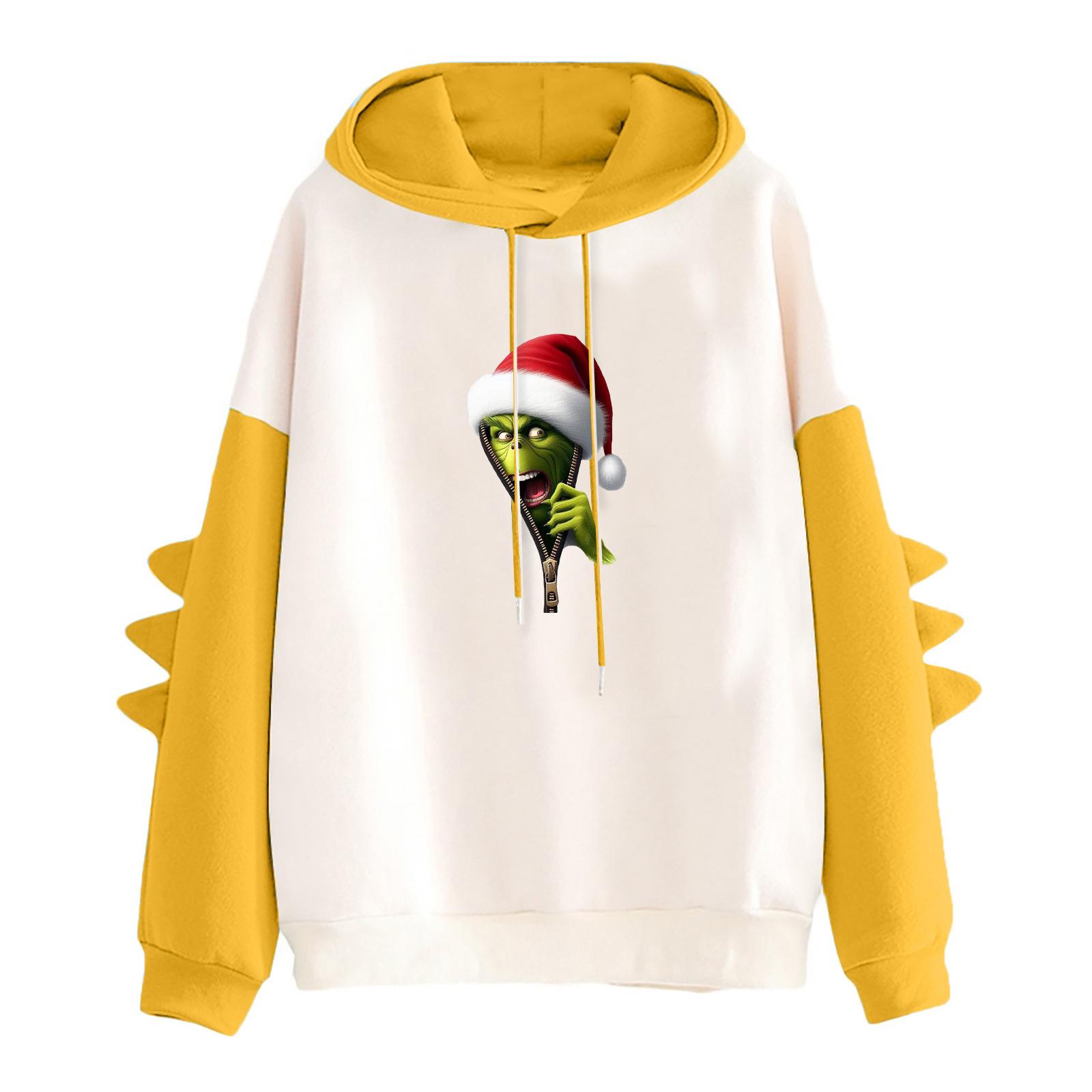 Women s Printed Contrasting Dinosaur Loose Casual Hoodie L
Women s Printed Contrasting Dinosaur Loose Casual Hoodie L