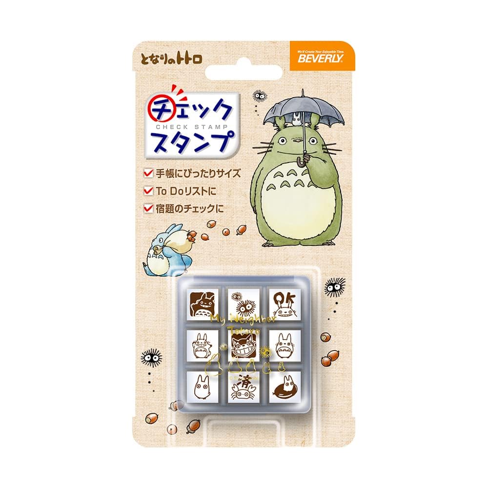 Beverly Studio Ghibli My Neighbor Totoro Stamp Check Stamp 2 CK9-053
Beverly Studio Ghibli My Neighbor Totoro Stamp Check Stamp 2 CK9-053