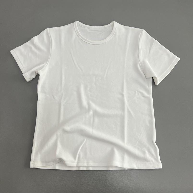 Women s Minimalist Solid Color Short-Sleeve Slimming T-Shirt, Round Neck, Versatile, Casual Basic Top - New Spring Arrival. Medium білий
Women s Minimalist Solid Color Short-Sleeve Slimming T-Shirt, Round Neck, Versatile, Casual Basic Top - New Spring Arrival. Medium білий