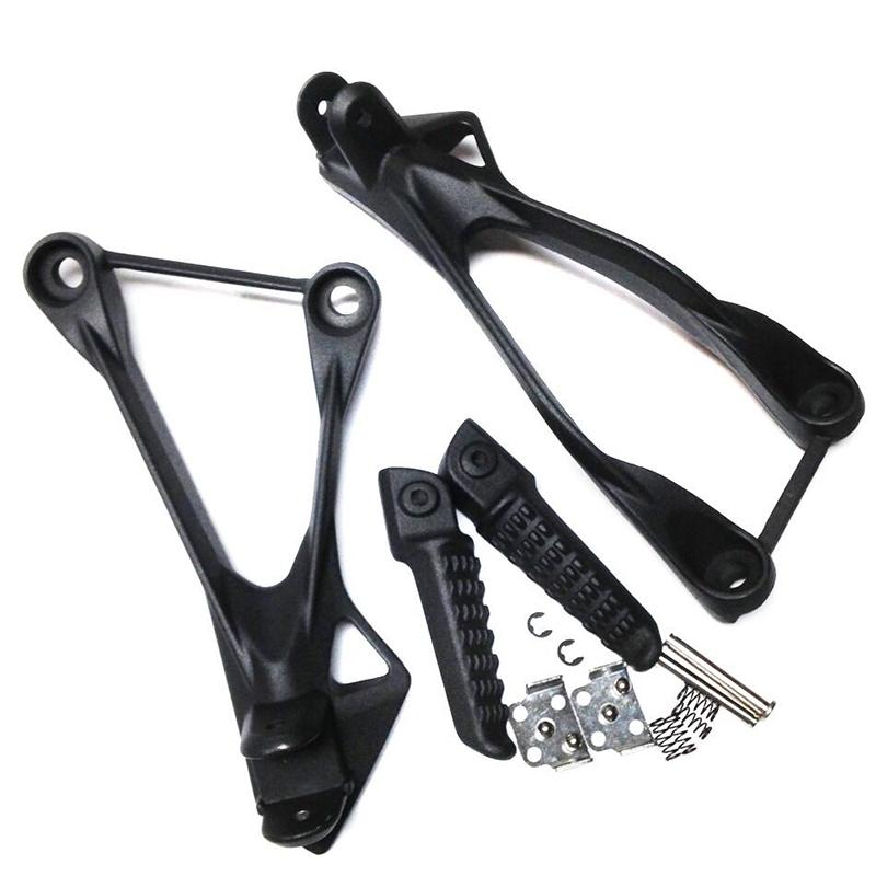 Подножки для задних пассажиров мотоцикла, комплекты кронштейнов для подножек из алюминиевого сплава для Kawasaki ZX6R 2005-2007 2008 левая/правая чёрный
Подножки для задних пассажиров мотоцикла, комплекты кронштейнов для подножек из алюминиевого сплава для Kawasaki ZX6R 2005-2007 2008 левая/правая чёрный