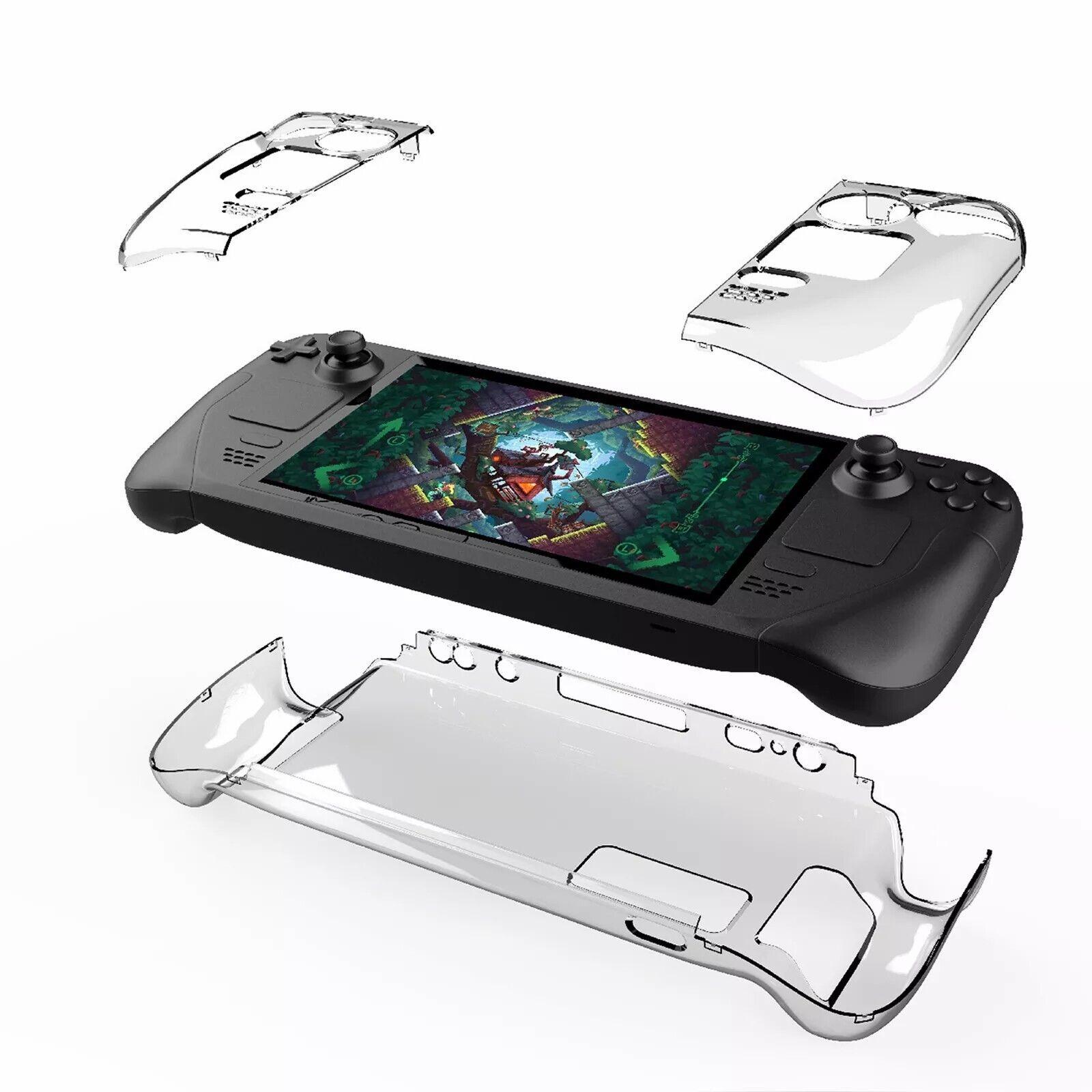 Прозрачный жесткий чехол для ПК Steam Deck Host Split Crystal Protective Cases 30*12*4cm прозрачный
Прозрачный жесткий чехол для ПК Steam Deck Host Split Crystal Protective Cases 30*12*4cm прозрачный