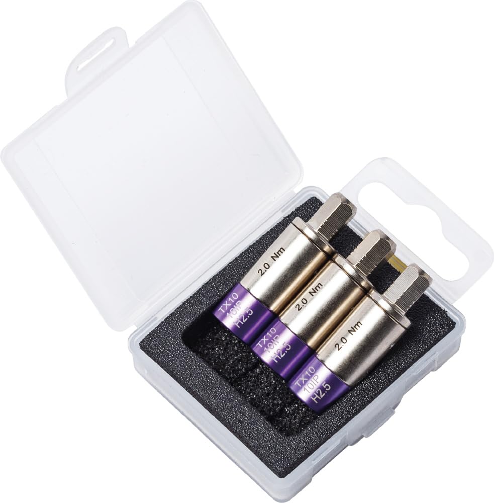 SLOKY Torque Adapter Set (3-Piece Set) - 2.0 Nm Torque, TOK-12-TX10
SLOKY Torque Adapter Set (3-Piece Set) - 2.0 Nm Torque, TOK-12-TX10