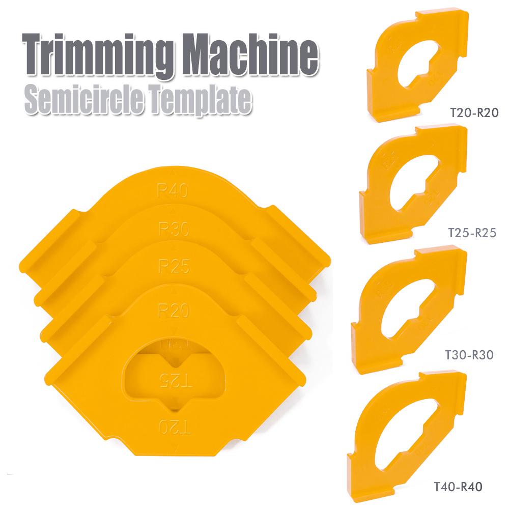 Новый набор из четырех частей Деревообрабатывающий фрезер Шаблон полукруга Прямой скос R/C Угловой арочный фрезер Позиционирующий шаблон жёлтый
Новый набор из четырех частей Деревообрабатывающий фрезер Шаблон полукруга Прямой скос R/C Угловой арочный фрезер Позиционирующий шаблон жёлтый