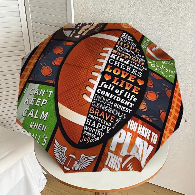 1pc Football Motivation Quotes Umbrella with Plastic Handle,Suitable for All Seasons Home Travel Outdoor UmbrellaDD456
1pc Football Motivation Quotes Umbrella with Plastic Handle,Suitable for All Seasons Home Travel Outdoor UmbrellaDD456