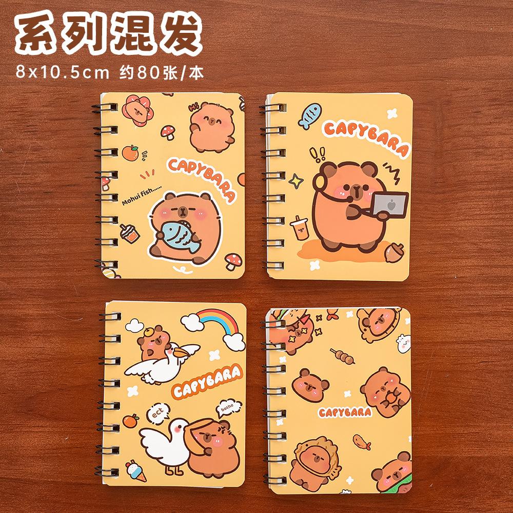 A7 Coil Capibala Ins High Looking Girl Heart Student Blank Notebook Notepad Thickened Homework Book Kawai Stationery Supplies
A7 Coil Capibala Ins High Looking Girl Heart Student Blank Notebook Notepad Thickened Homework Book Kawai Stationery Supplies