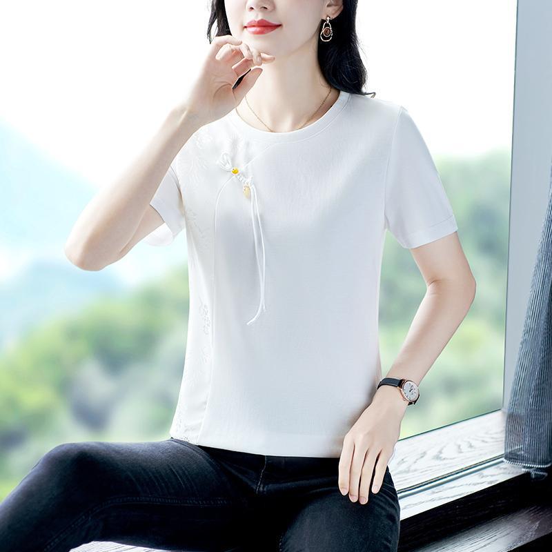 Women s Petite High-Waist Slimming Summer Casual T-Shirt 2XL (recommended 120-129 jin) білий
Women s Petite High-Waist Slimming Summer Casual T-Shirt 2XL (recommended 120-129 jin) білий
