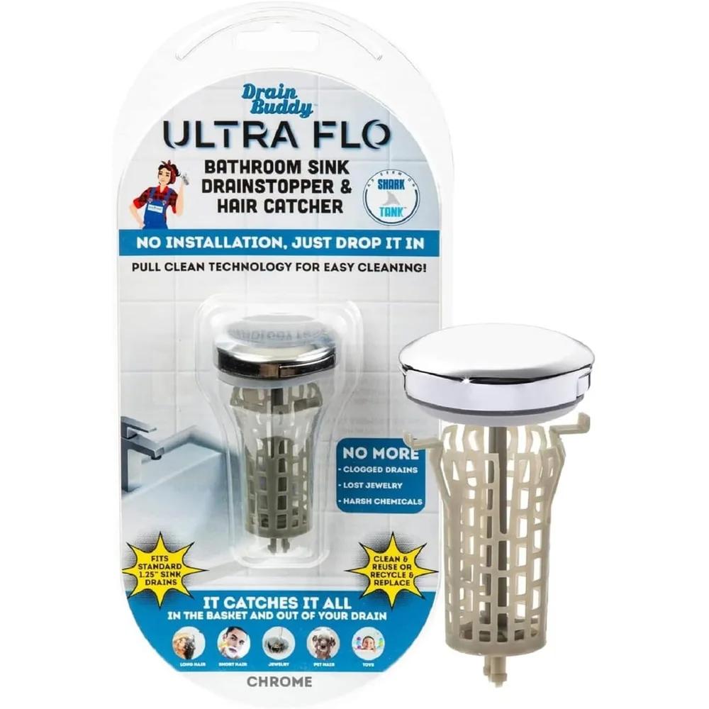 Ultra Flo Drain Stopper Hair Catcher 2 in 1 Clog Prevention Easy Clean Pull Clean Technology No Installation Needed United States
Ultra Flo Drain Stopper Hair Catcher 2 in 1 Clog Prevention Easy Clean Pull Clean Technology No Installation Needed United States