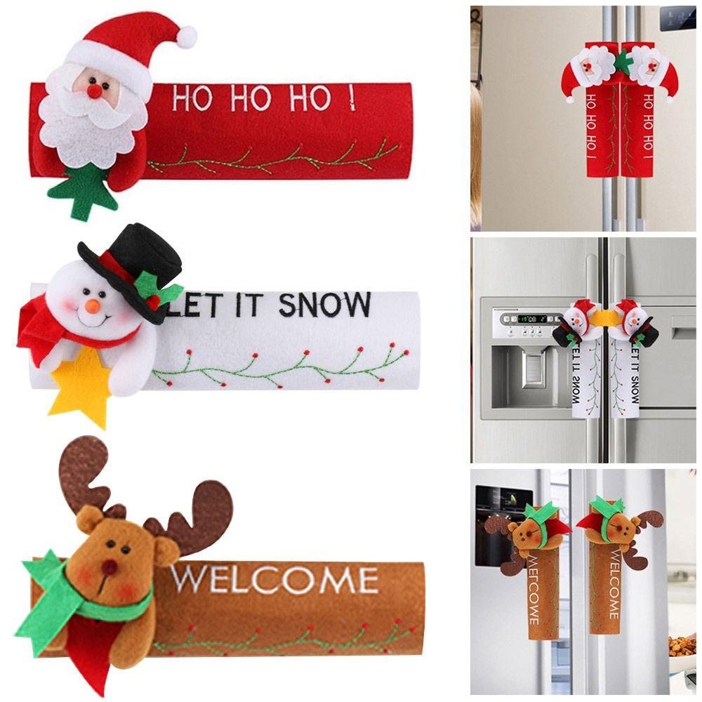 Santa Claus Christmas Decor Snowman Fridge Handle Cover Microwave Oven Door Handle Cover Dishwasher
Santa Claus Christmas Decor Snowman Fridge Handle Cover Microwave Oven Door Handle Cover Dishwasher