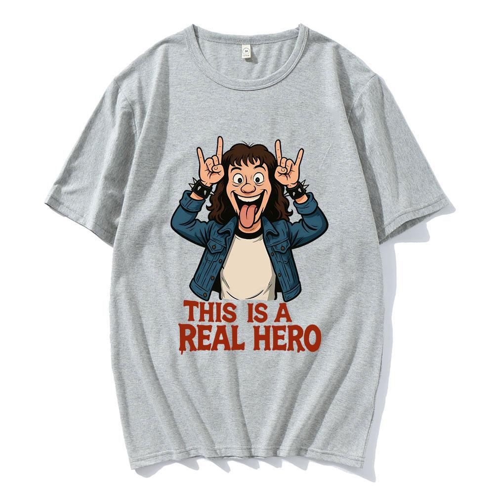 This Is A Real Hero Eddie Munson Demogorgon T Shirt Men Women Cotton Casual Tshirts Fashion Vintage Short Sleeves Tshirt 4XL
This Is A Real Hero Eddie Munson Demogorgon T Shirt Men Women Cotton Casual Tshirts Fashion Vintage Short Sleeves Tshirt 4XL