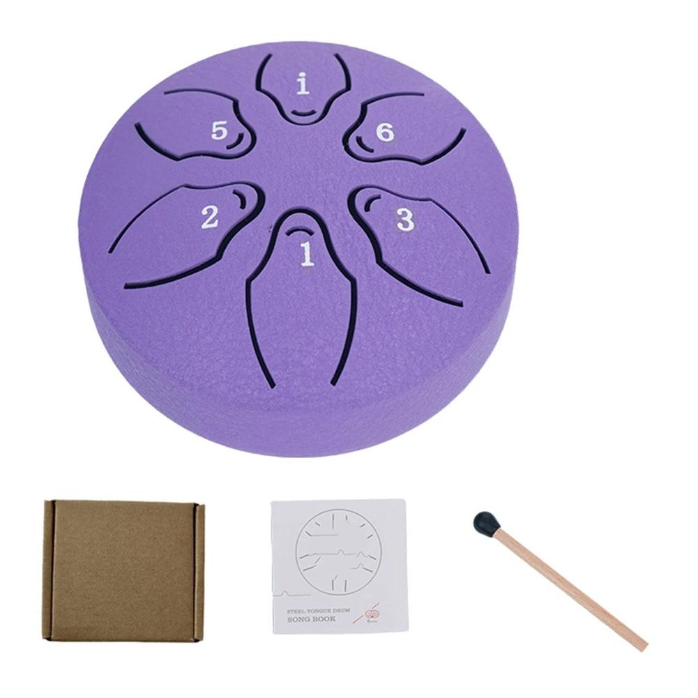 Steel Tongue Drum Portable Rain Drum Hand Pan Drum Percussion Musical Instruments 3 Inch 6 Notes For Yoga Meditation Musical Toy
Steel Tongue Drum Portable Rain Drum Hand Pan Drum Percussion Musical Instruments 3 Inch 6 Notes For Yoga Meditation Musical Toy
