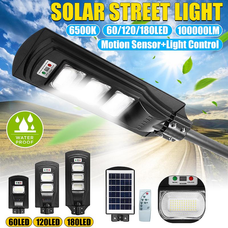 60/120/180LED уличные фонари IP66 Водонепроницаемые светодиодные солнечные панели для лужайки и сада Уличные лампы 6000-6500K
60/120/180LED уличные фонари IP66 Водонепроницаемые светодиодные солнечные панели для лужайки и сада Уличные лампы 6000-6500K