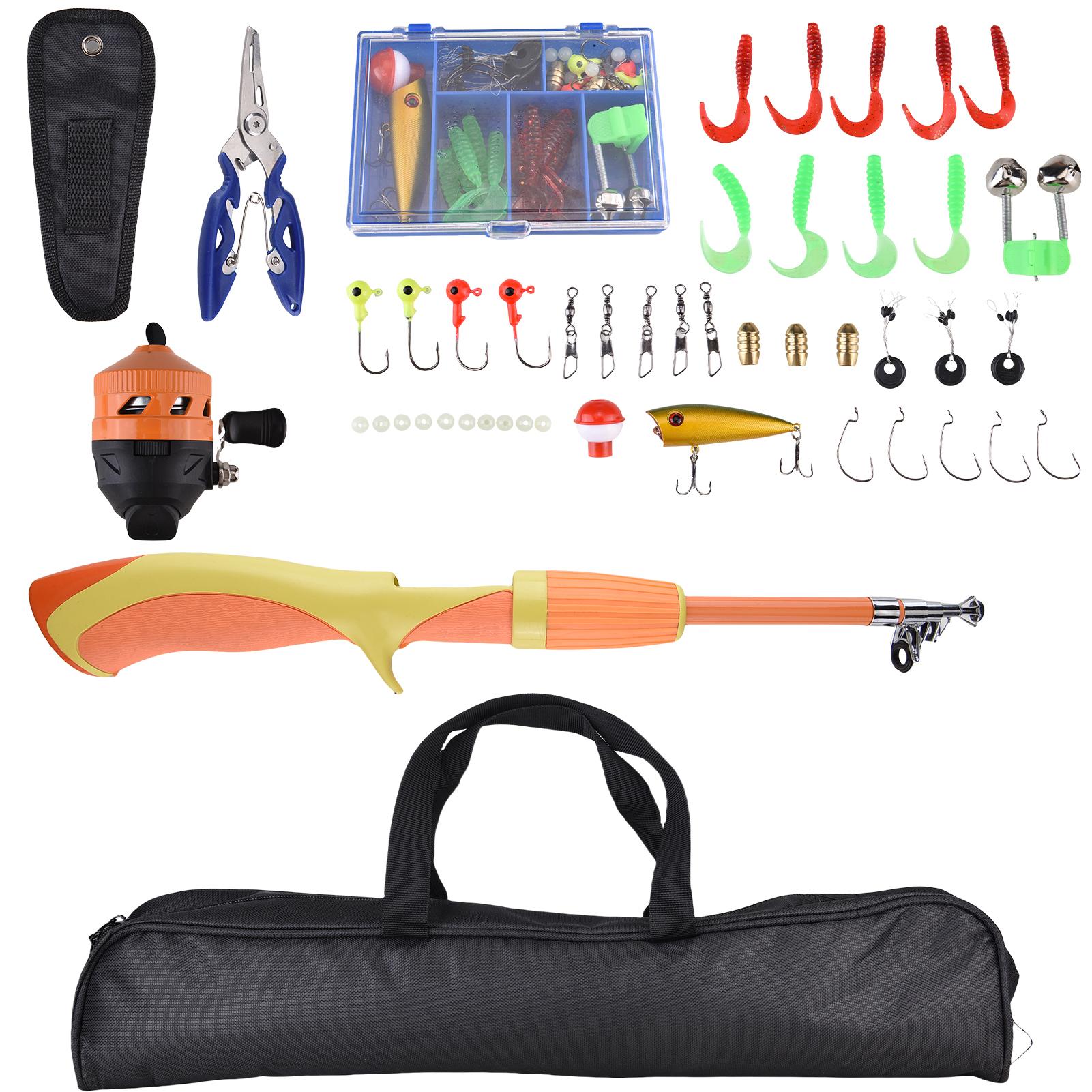 Kids Fishing Pole Set Portable 1.3 Meter Telescopic Fishing Rod and Reel Combo Kit for Boys and
Kids Fishing Pole Set Portable 1.3 Meter Telescopic Fishing Rod and Reel Combo Kit for Boys and