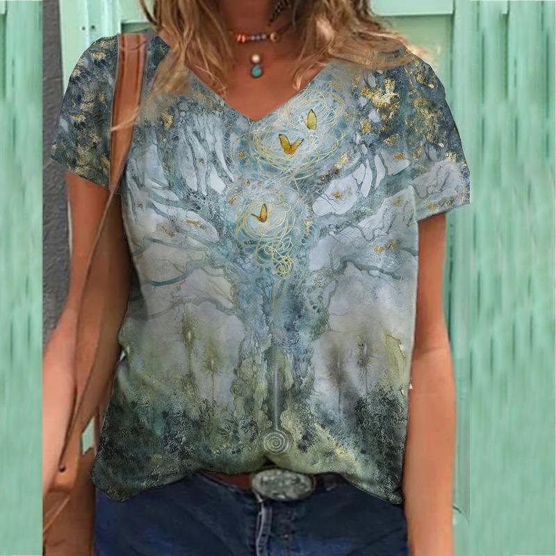 Плюс Размер XL-7XL Цветочный Принт Футболка V-образный вырез Принт Женские Футболки С Короткими Рукавами Женский Топ 7XL
Плюс Размер XL-7XL Цветочный Принт Футболка V-образный вырез Принт Женские Футболки С Короткими Рукавами Женский Топ 7XL