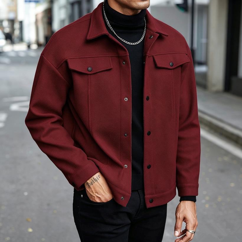 Men Wool Short Coats Jackets Blends Turn Down Collar Coat Thick Warm Snap Button Y2k Streetwear Jacket Work Outerwear Spring XXL вина червоного кольору
Men Wool Short Coats Jackets Blends Turn Down Collar Coat Thick Warm Snap Button Y2k Streetwear Jacket Work Outerwear Spring XXL вина червоного кольору
