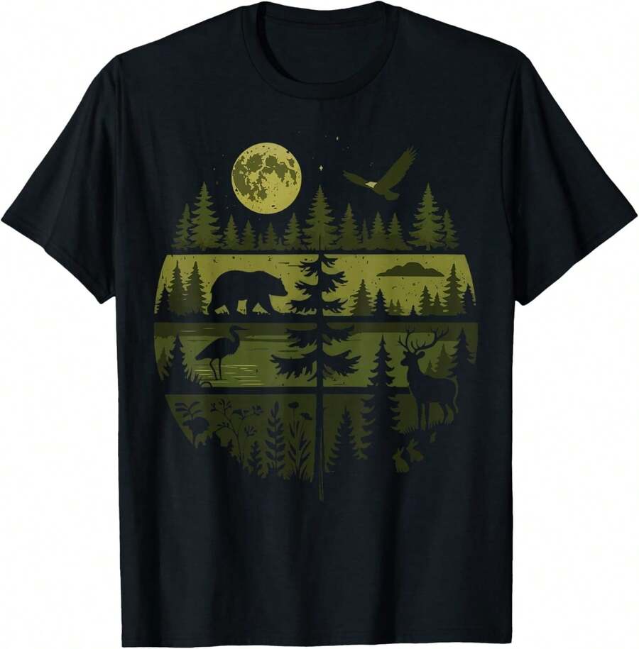 Retro Forest Nature Outdoor Wear Unisex TShirt S
Retro Forest Nature Outdoor Wear Unisex TShirt S