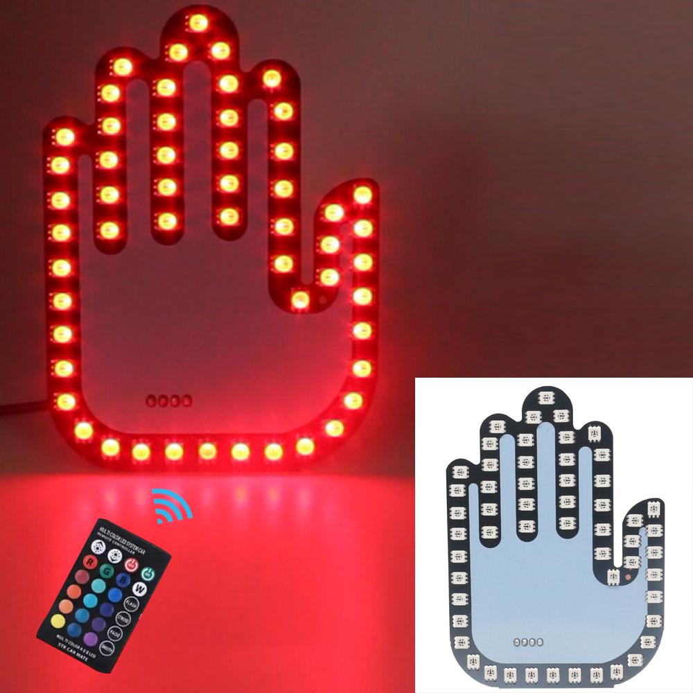 Colorful LED RGB USB Fun Gesture Light Car Finger Gesture Light Hand Lamp Fun Car Middle Finger LED Light Truck Car Accessories RGB
Colorful LED RGB USB Fun Gesture Light Car Finger Gesture Light Hand Lamp Fun Car Middle Finger LED Light Truck Car Accessories RGB