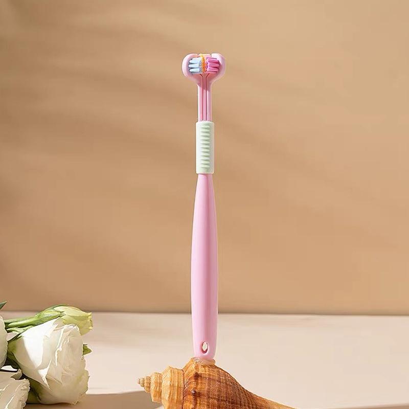 Baby Oral Health Care Kids 360 ° Clean Tooth Teeth Clean Brush Three Side Candy Color Soft Toothbrush Children Dental Care 3-12Y рожевий
Baby Oral Health Care Kids 360 ° Clean Tooth Teeth Clean Brush Three Side Candy Color Soft Toothbrush Children Dental Care 3-12Y рожевий