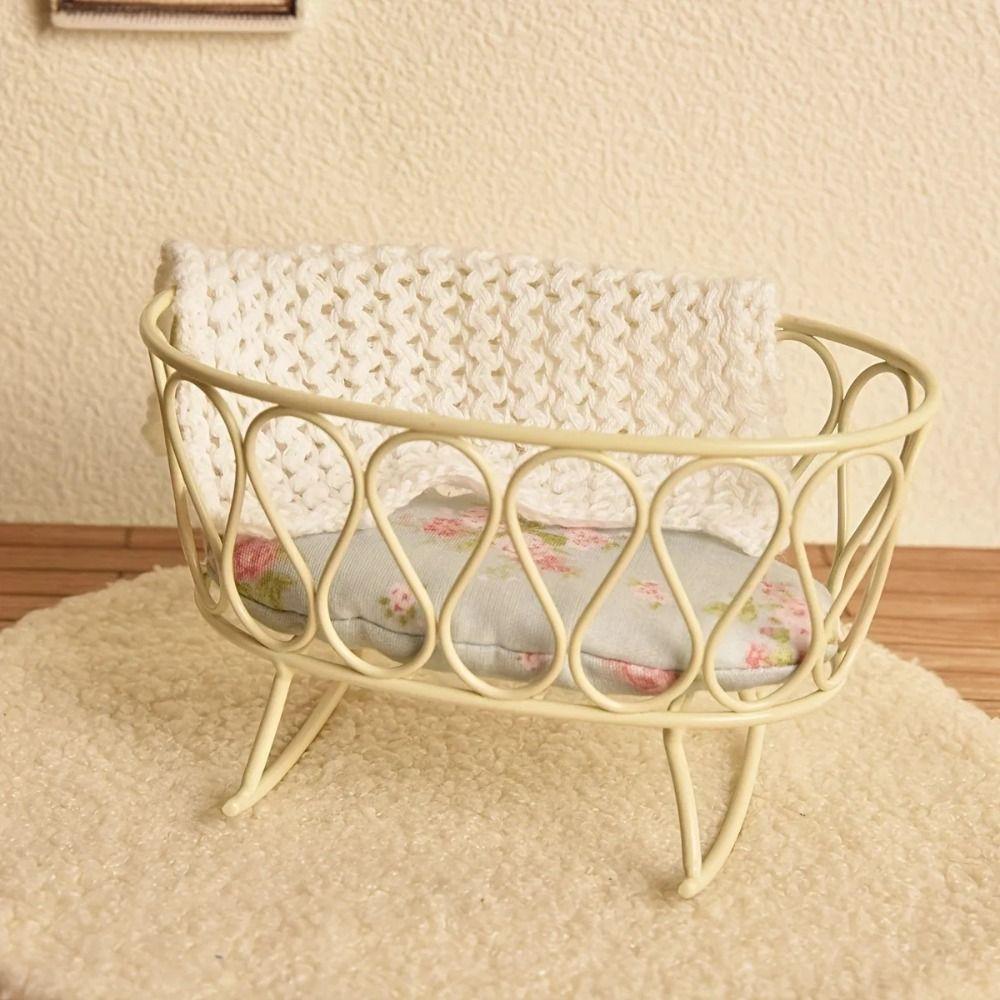 Iron Miniature Simulation Furniture Cradle Miniature Cradle Blanket Bjd Ob11 Doll House Style A
Iron Miniature Simulation Furniture Cradle Miniature Cradle Blanket Bjd Ob11 Doll House Style A