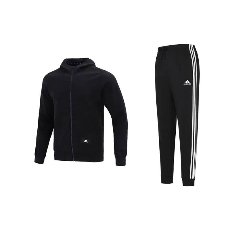 Adidas Hooded Jacket Cardigan Comfortable Loose Long Pants Trendy Casual Sports Suit Men suit Black HA1416+GK8831 S
Adidas Hooded Jacket Cardigan Comfortable Loose Long Pants Trendy Casual Sports Suit Men suit Black HA1416+GK8831 S
