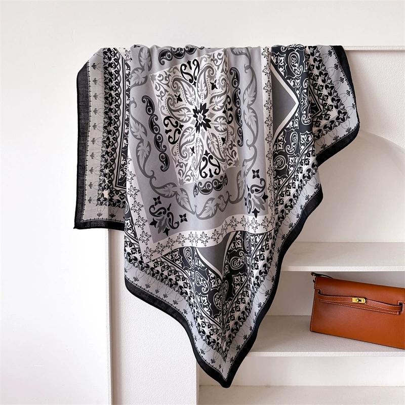 90x90cm Vintage Blue Handkerchief Scarf For Women Small Shawl Imitation Silk Office Lady Square Scarves 90X90CM
90x90cm Vintage Blue Handkerchief Scarf For Women Small Shawl Imitation Silk Office Lady Square Scarves 90X90CM