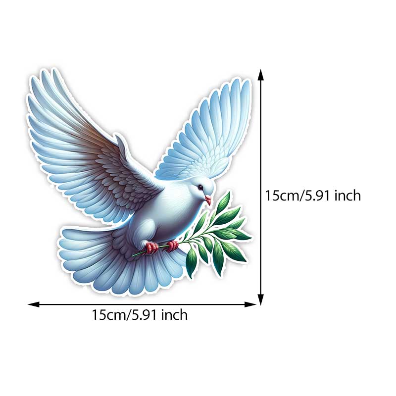 Car Sticker Peaceful Dove Vinyl Decal Waterproof Rear Window Motorcycle Camper Bumper Truck Laptop Decoration TM383 B-15cm Longest Side
Car Sticker Peaceful Dove Vinyl Decal Waterproof Rear Window Motorcycle Camper Bumper Truck Laptop Decoration TM383 B-15cm Longest Side