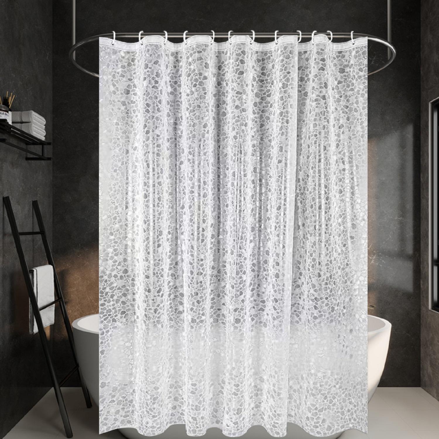 1Pc Crushed Stone Pattern Pebble Shower Curtain 3D Effect Semi-Transparent Waterproof Bathroom Decor 80*180cm
1Pc Crushed Stone Pattern Pebble Shower Curtain 3D Effect Semi-Transparent Waterproof Bathroom Decor 80*180cm