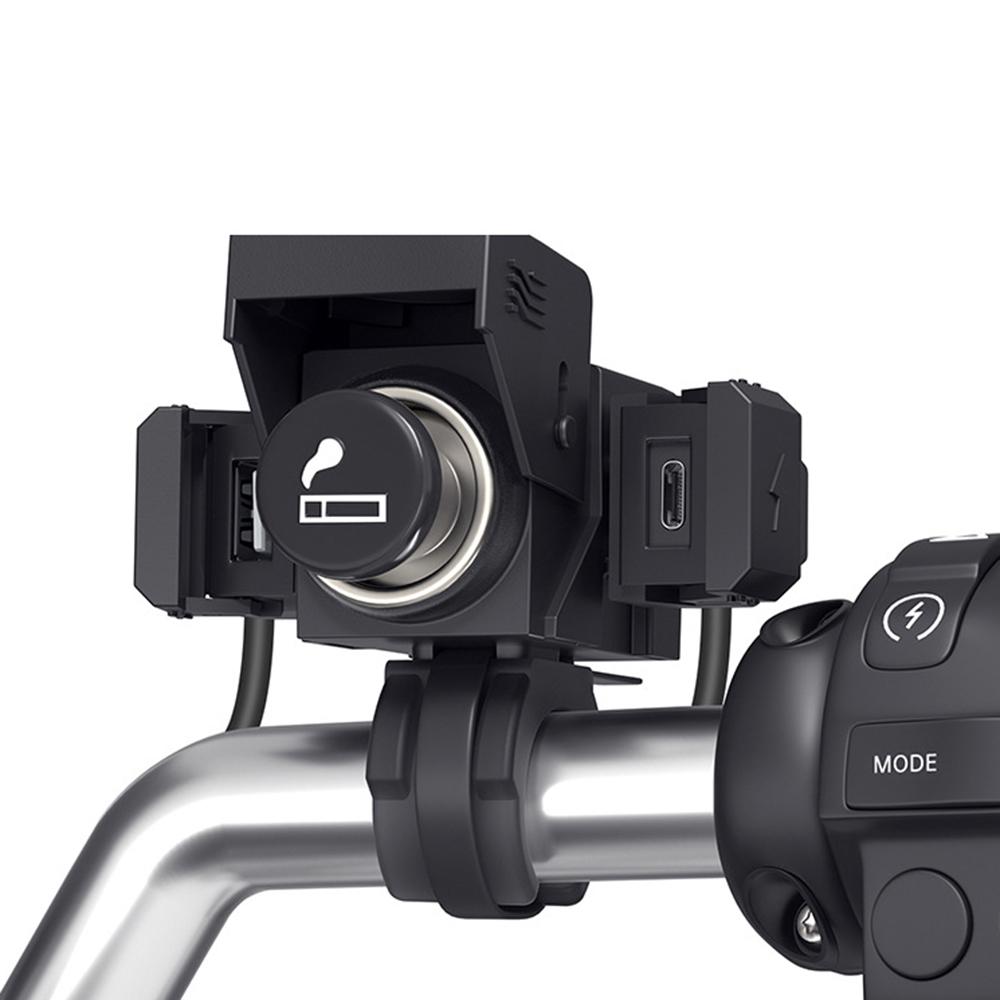 WUPP CS-1849C1 Motorcycle Charger QC3.0 USB-A+Type-C+Cigarette Lighter Handlebar Charger A
WUPP CS-1849C1 Motorcycle Charger QC3.0 USB-A+Type-C+Cigarette Lighter Handlebar Charger A