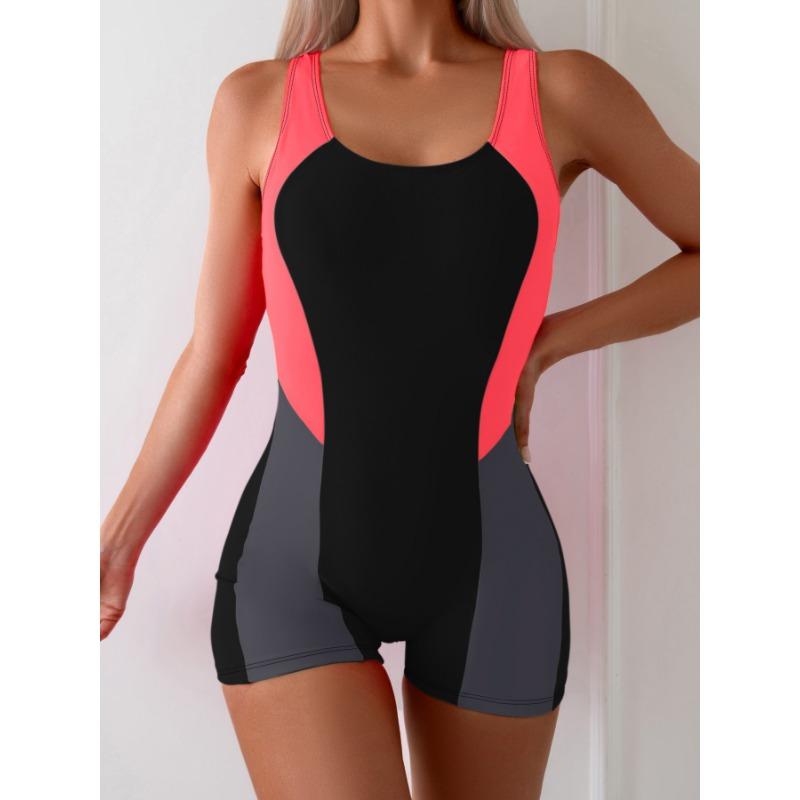 Women s Neon Color Block One-Piece Swimsuit Boyleg Athletic Bathing Suit S
Women s Neon Color Block One-Piece Swimsuit Boyleg Athletic Bathing Suit S