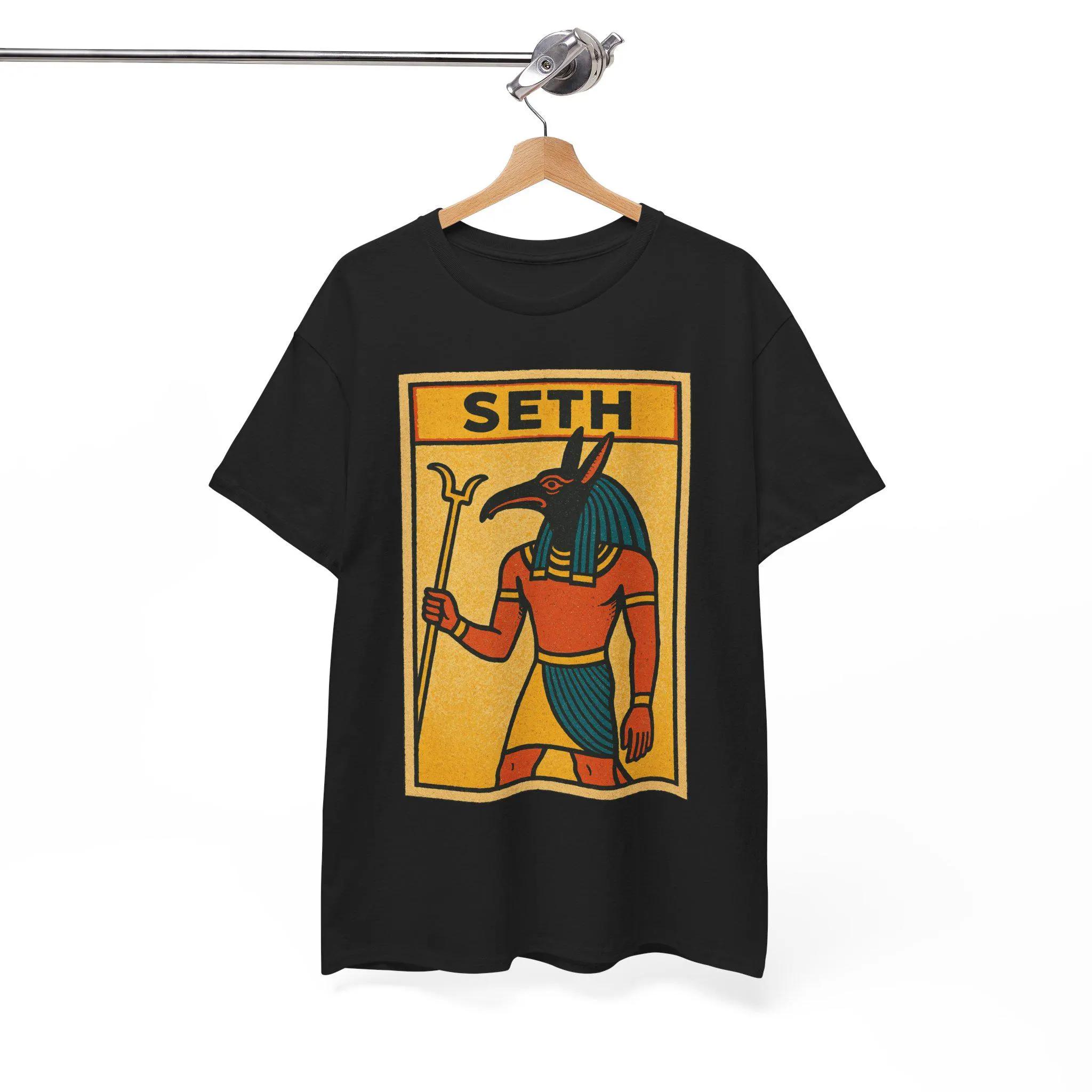 Seth T Shirt Unisex Retro Comic Style Egyptian God Tee Vintage Chaos & Power Graphic Gift for Mythology Fans Dark History Lovers 4XL
Seth T Shirt Unisex Retro Comic Style Egyptian God Tee Vintage Chaos & Power Graphic Gift for Mythology Fans Dark History Lovers 4XL