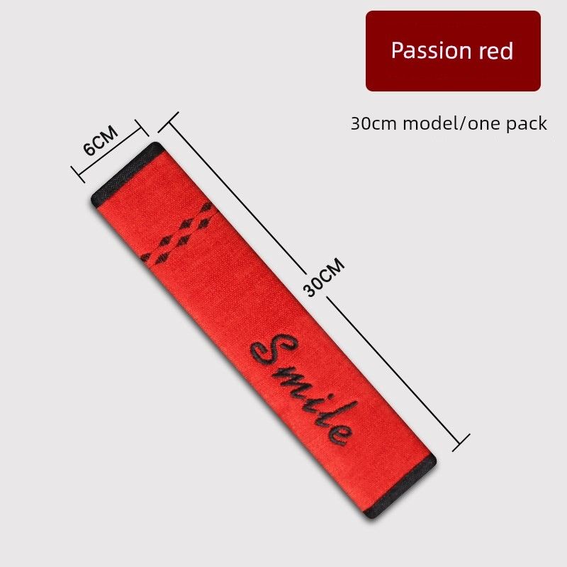 Car Seatbelt Shoulder Pads, Protective Covers, Soft Velvet Fabric, Anti-Wear Clothing, In-Stock for Cars Passion Red - 30cm Single Pack
Car Seatbelt Shoulder Pads, Protective Covers, Soft Velvet Fabric, Anti-Wear Clothing, In-Stock for Cars Passion Red - 30cm Single Pack