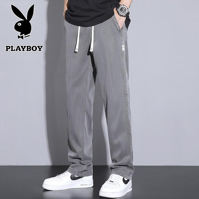 PLAYBOY Men s Summer Ice Silk Loose Straight Casual Pants 3XL (36)
PLAYBOY Men s Summer Ice Silk Loose Straight Casual Pants 3XL (36)