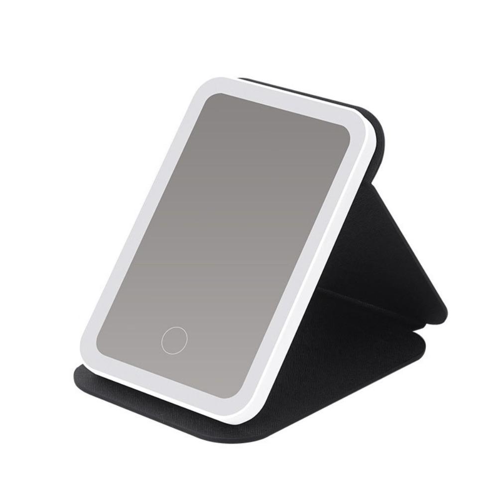 Dimmable Desktop Cosmetic Mirror Charging Vanity Mirror Creative Makeup Mirror Bathroom чёрный
Dimmable Desktop Cosmetic Mirror Charging Vanity Mirror Creative Makeup Mirror Bathroom чёрный