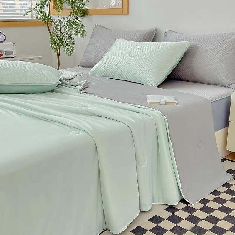 Летнее охлаждающее машинная стирка кондиционер тонкое односпальное одеяло для двоих 150x200cm
Летнее охлаждающее машинная стирка кондиционер тонкое односпальное одеяло для двоих 150x200cm