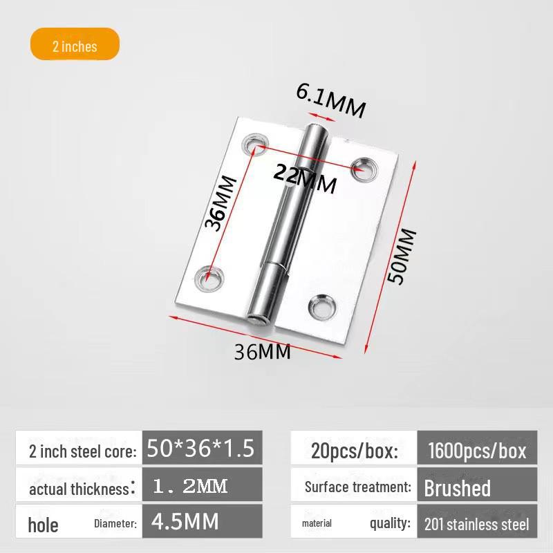 Комплект петель для дверцы шкафа и окна из нержавеющей стали 304
Комплект петель для дверцы шкафа и окна из нержавеющей стали 304