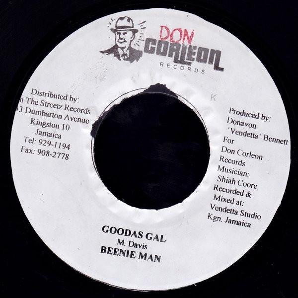 7inch Record BEENIE MAN - Goodas Gal NONE Don Corleon Rec 2002 Jamaica Reggae, Ska & Dub Used
7inch Record BEENIE MAN - Goodas Gal NONE Don Corleon Rec 2002 Jamaica Reggae, Ska & Dub Used