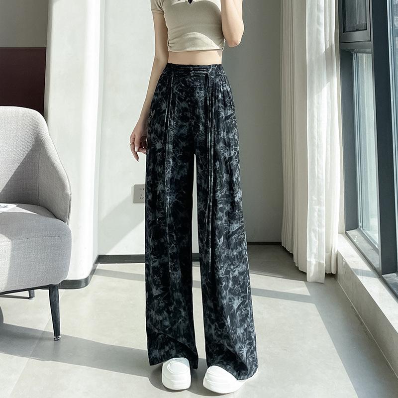 Широкие брюки женские повседневные брюки на пуговицах с высокой талией прямые брюки 2XL
Широкие брюки женские повседневные брюки на пуговицах с высокой талией прямые брюки 2XL