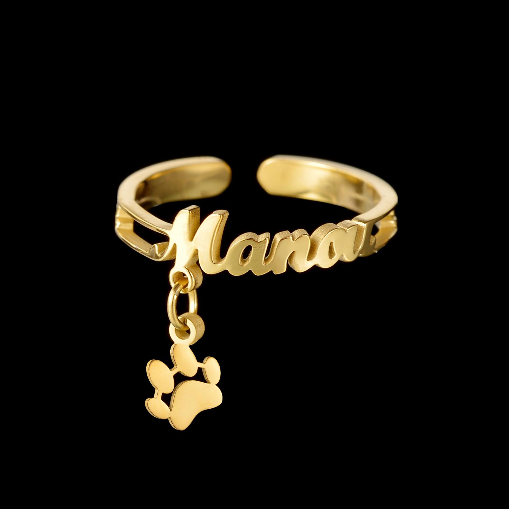 Atoztide Personalized Custom Name Ring For Women Fashion Hang Heart Adjustable Opening Stainless Steel Wedding Jewelry Gift adjustable&silver color
Atoztide Personalized Custom Name Ring For Women Fashion Hang Heart Adjustable Opening Stainless Steel Wedding Jewelry Gift adjustable&silver color