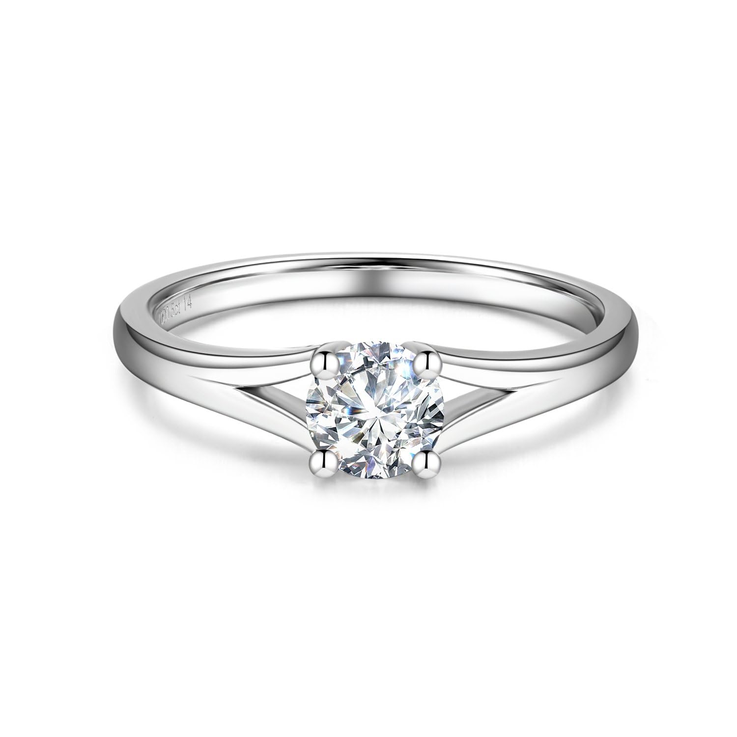 FANCIME Platinum Diamond Ring for Single Diameter Size Proposal Solitaire Classic Wedding Gift Wrapping Included Women, Lab-Grown Diamond, 0.507ct,
FANCIME Platinum Diamond Ring for Single Diameter Size Proposal Solitaire Classic Wedding Gift Wrapping Included Women, Lab-Grown Diamond, 0.507ct,