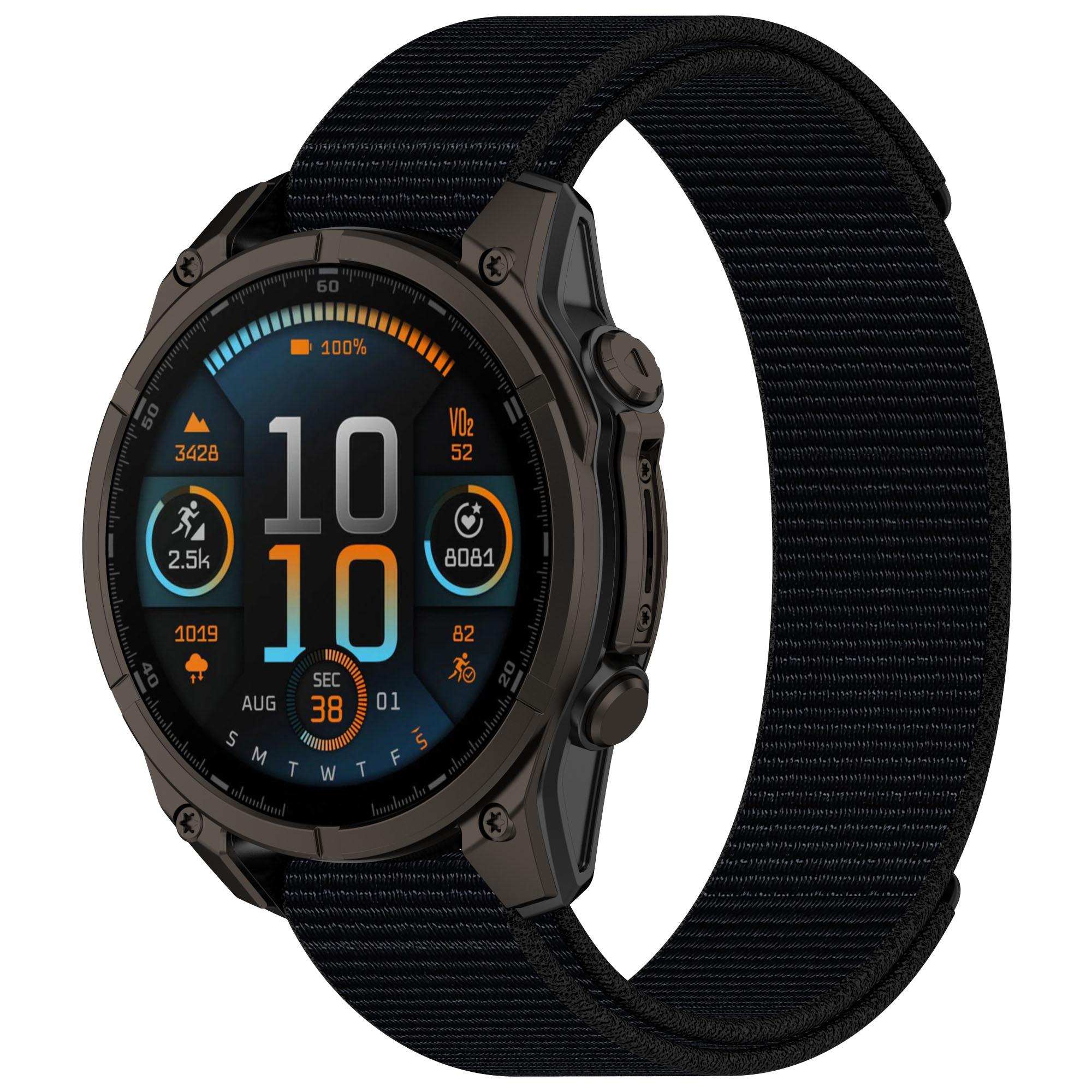 For Garmin Fenix 8 51mm/Garmin Fenix 7X/6X/5X Watch Strap Nylon Adjustable Wristband Strap Grey
For Garmin Fenix 8 51mm/Garmin Fenix 7X/6X/5X Watch Strap Nylon Adjustable Wristband Strap Grey