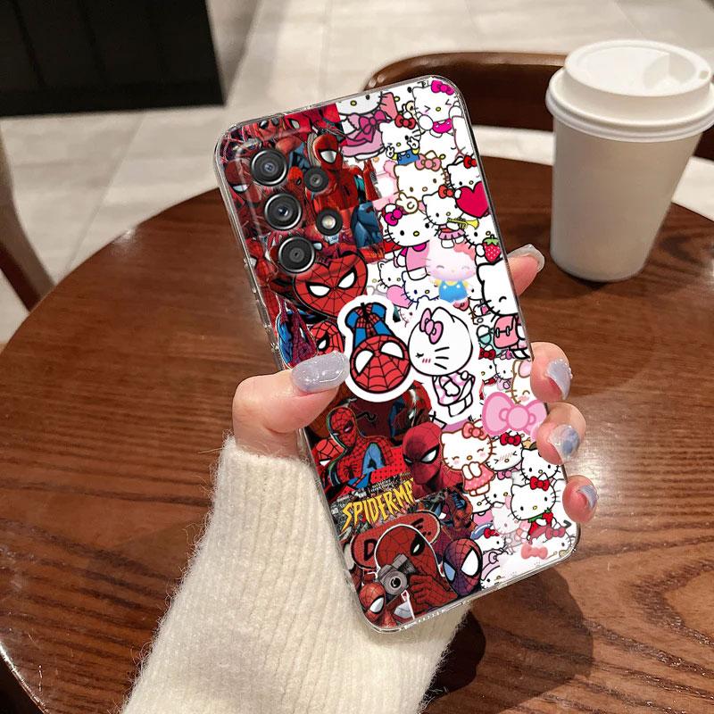 Spider-man Hellos-Kittys Clear Case For Samsung Galaxy A57 A37 A56 A36 Cases A55 A54 A35 A26 A07 A17 A16 A06 A36 A15 Soft Cover Galaxy A50
Spider-man Hellos-Kittys Clear Case For Samsung Galaxy A57 A37 A56 A36 Cases A55 A54 A35 A26 A07 A17 A16 A06 A36 A15 Soft Cover Galaxy A50