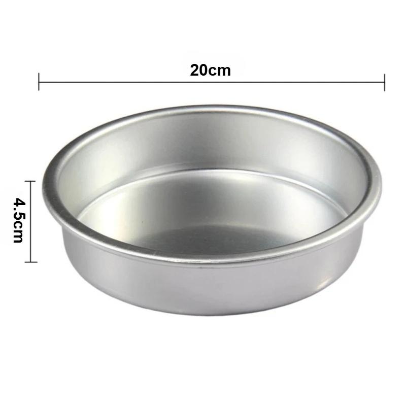 20cm Round Aluminum Cake Pan - Non Stick Cheesecake Mold for Bread, Pudding & Desserts | Home Baking Tools
20cm Round Aluminum Cake Pan - Non Stick Cheesecake Mold for Bread, Pudding & Desserts | Home Baking Tools