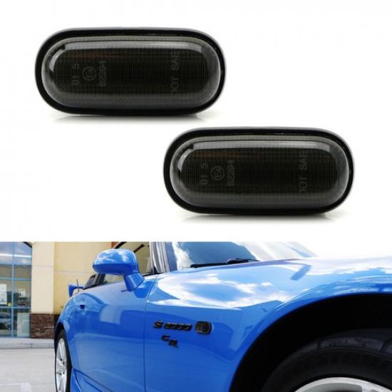 JDM-Spec Dark Smoked Side Marker Lights w/ 2825 Bulbs, Sockets For Honda S2000
JDM-Spec Dark Smoked Side Marker Lights w/ 2825 Bulbs, Sockets For Honda S2000